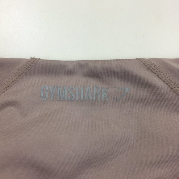 GYMSHARK Light Mauve Pink Dry Moisture Wicking Sheer Mesh Insert Leggings Pants - Picture 11 of 13